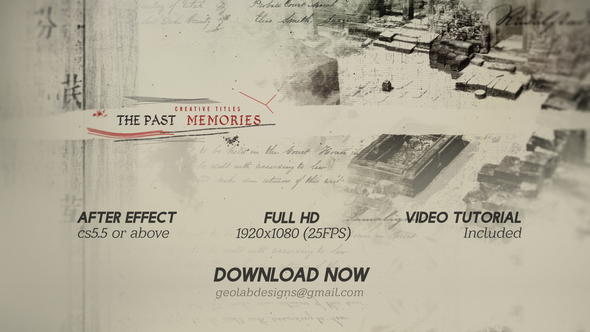 The Past Memories - VideoHive 23336156
