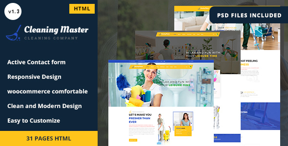 Clening Master - ThemeForest 18766821