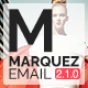 Marquez - Multipurpose Responsive Email: 80+ Sections + StampReady Builder + MailChimp + Mailster