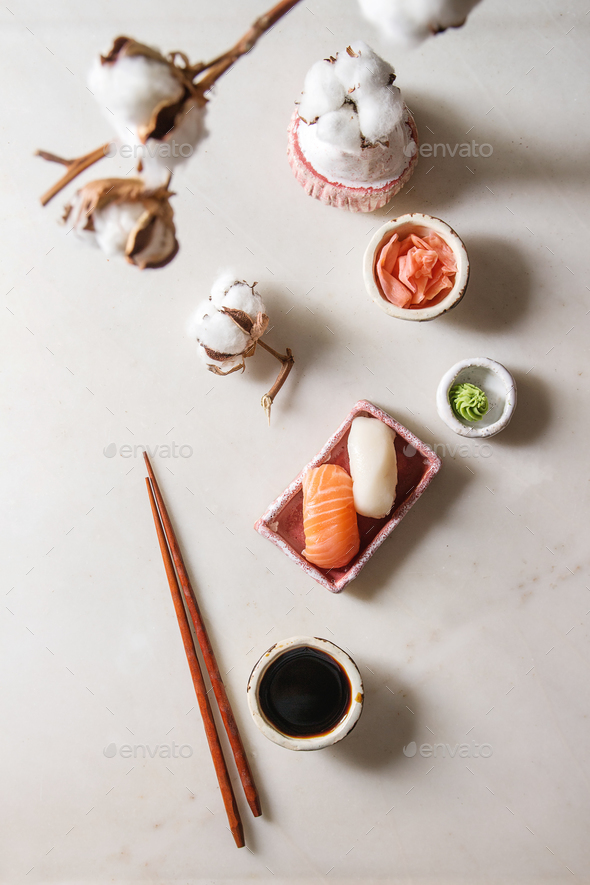 Sushi Set nigiri - Stock Photo - Images