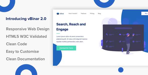 vBinar - Product Landing Page