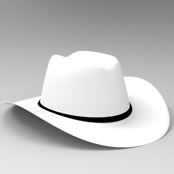 cowboy hat - 3Docean 23344530