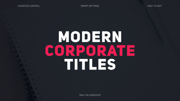 Modern Corporate Titles