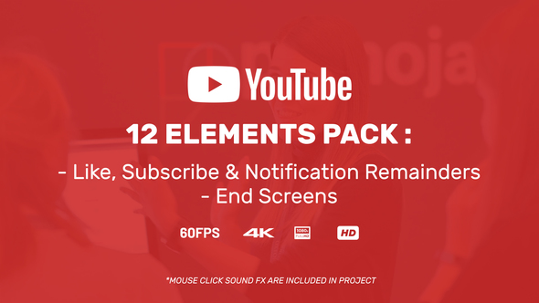 Youtuber Subscribe Reminder & End Screens