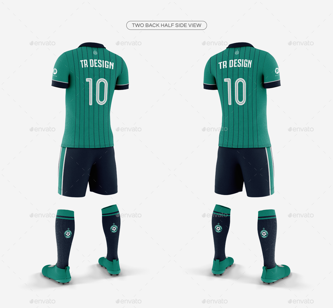 Download Men's Full Soccer Team Kit Mockup V6 by TRDesignme ...