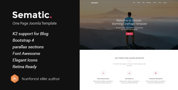 Sematic - One - ThemeForest 22990621