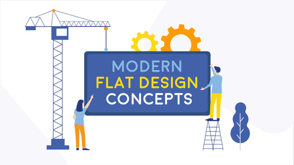 Modern Flat Design - VideoHive 23355385