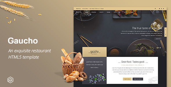 Html Restaurant Website Templates From Themeforest