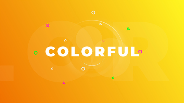 Colorful Logo Opener