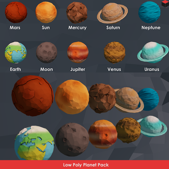 Planet Pack - 3Docean 23364661