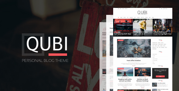 Qubi Blogger Template - ThemeForest 23365308