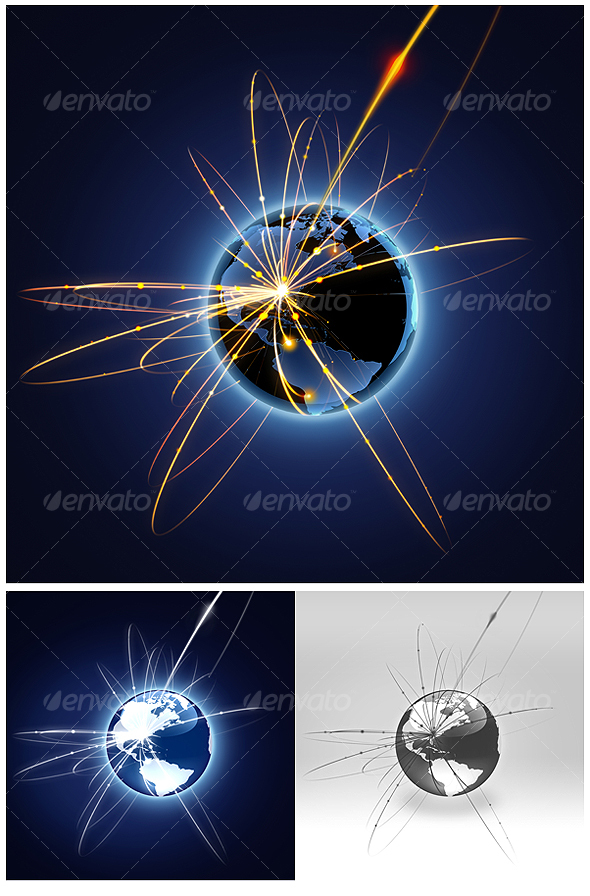 Global business - Tech / Futuristic Backgrounds