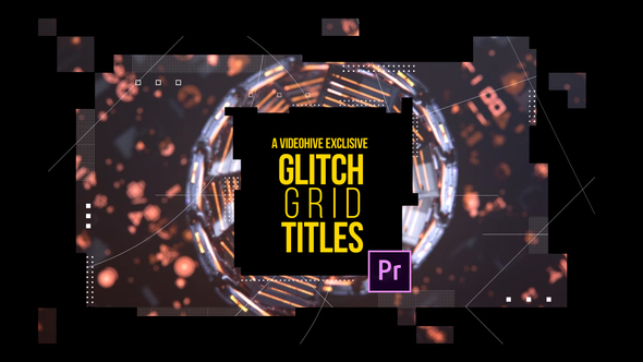 Glitch Grid Titles