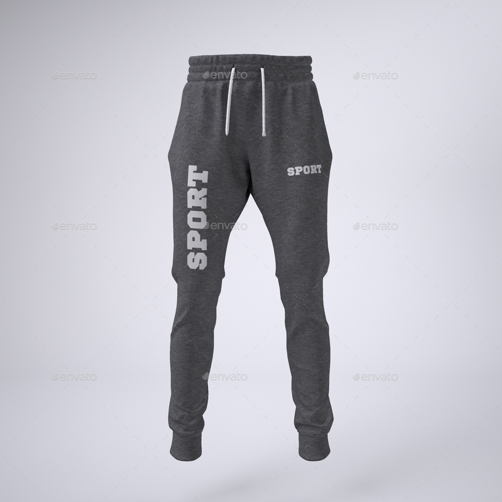 Download Free Joggers Pants And Sweatpants Mock Up By Sanchi477 Graphicriver PSD Mockups.