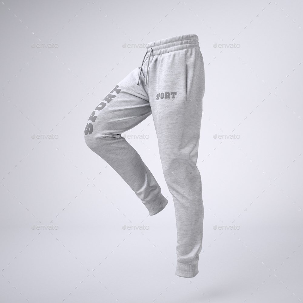 Joggers Pants and Sweatpants Mock-Up, Graphics | GraphicRiver