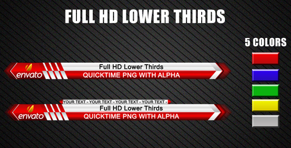 Full HD Lower Thirds