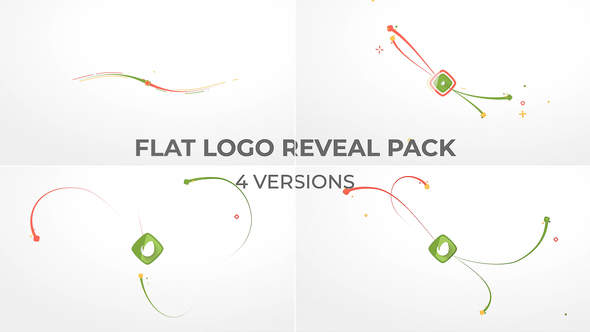 Flat Logo Reveal - VideoHive 21170907