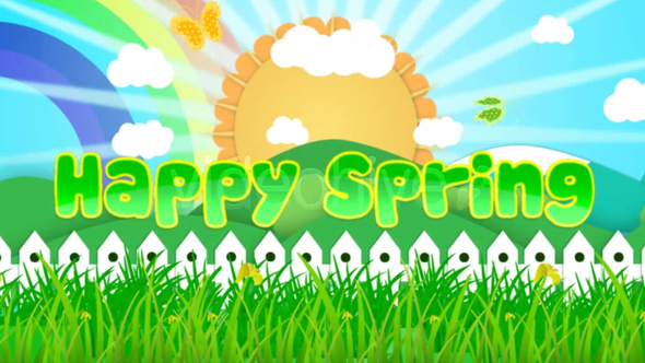 Happy Spring - VideoHive 6073095