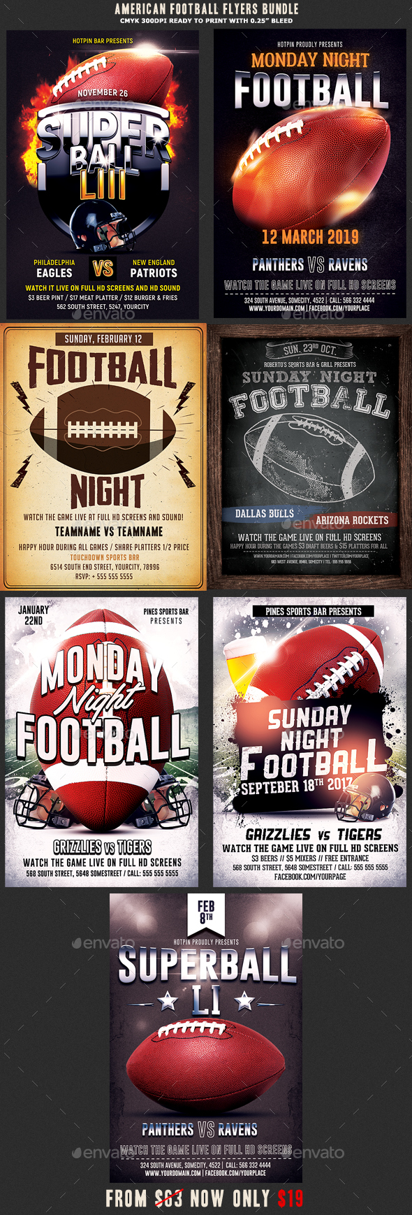 sporting event flyer templates