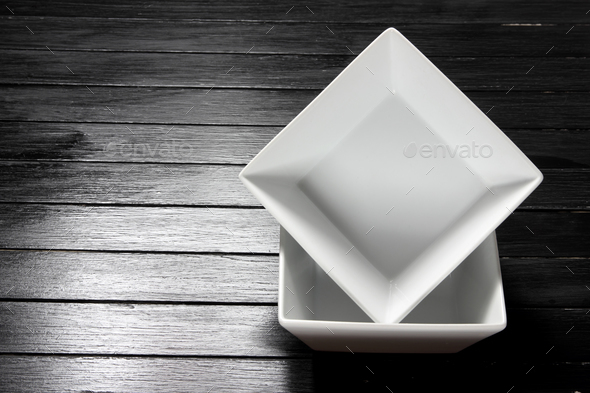 Square Bowls - Stock Photo - Images