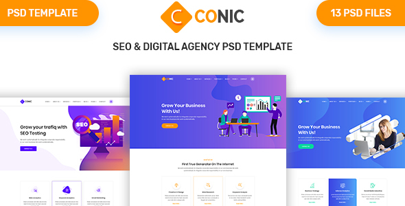 CONIC - SEODigital - ThemeForest 23381833