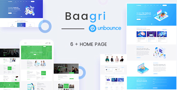 Baagri - Multipurpose Lead Generation Landing Pages