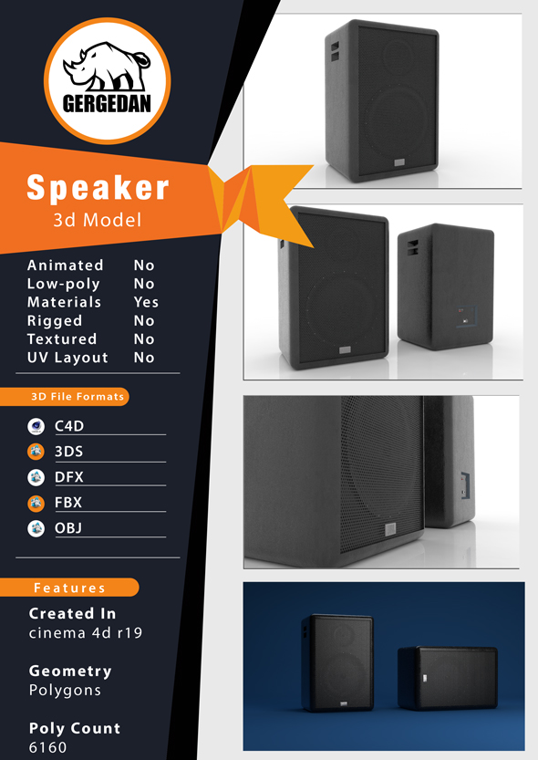 Speaker - 3Docean 23230761