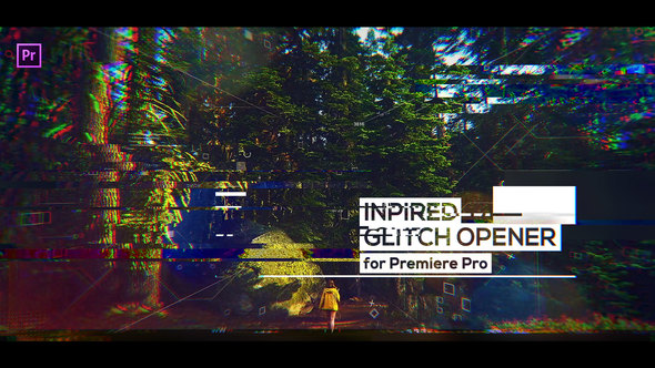 Glitch Inspired Opener for Premiere Pro