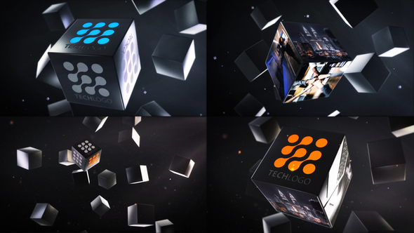 Abstract Business Cubes - VideoHive 23389823