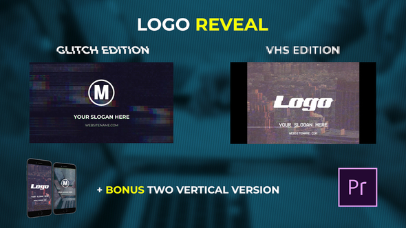 Logo Reveal - VHS & Glitch Edition