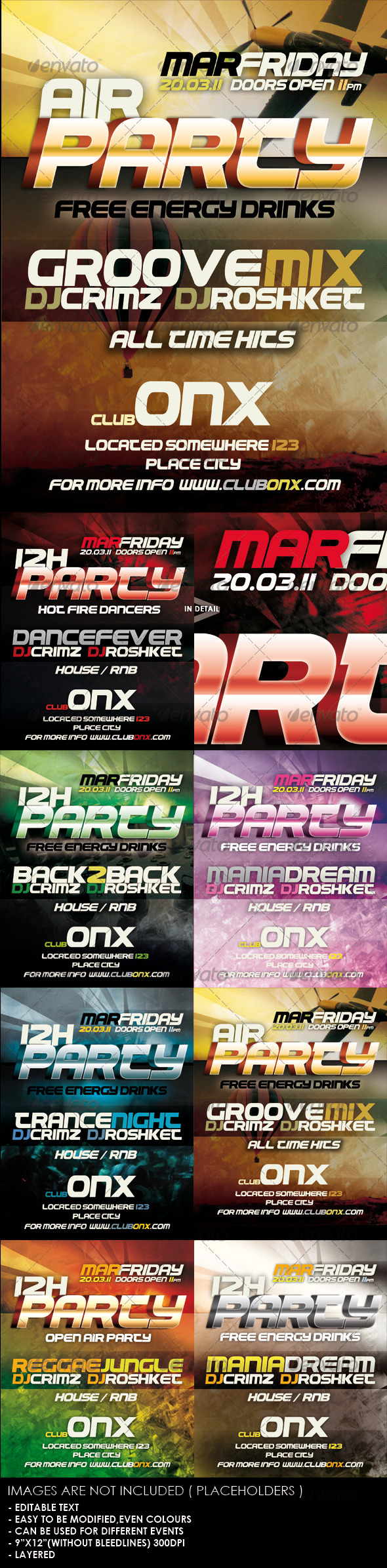 Club Party Poster / Flyer(02) - Clubs & Parties Events