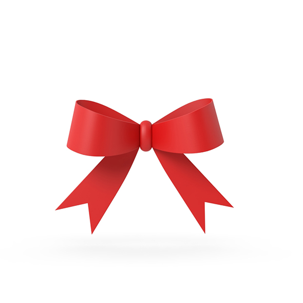 Gift ribbon red - 3Docean 23391706