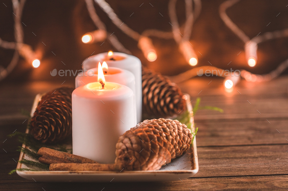 Winter cozy decoration - Stock Photo - Images