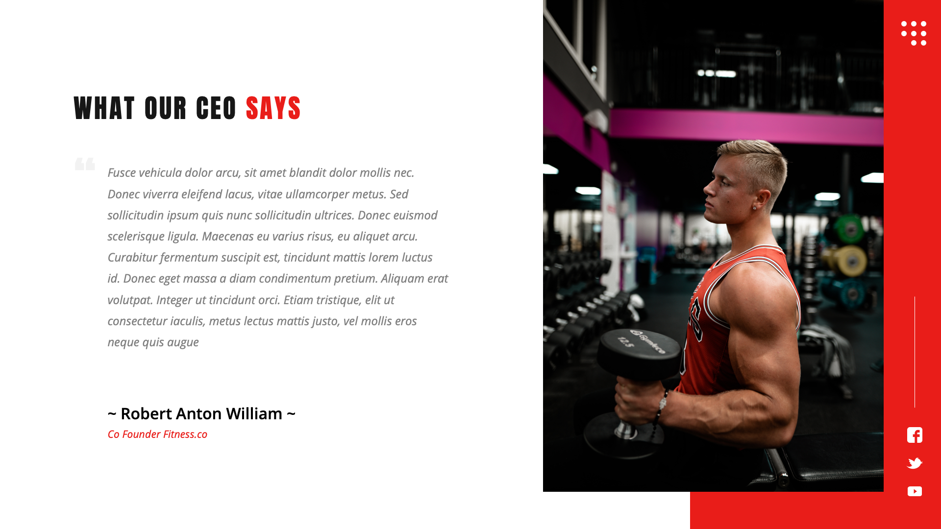 Shapes Gym Bodybuilding Powerpoint Template Presentation Templates