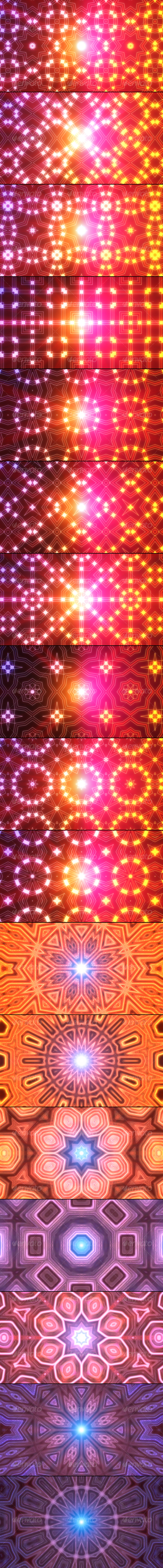 Kaleidoscopic backgrounds Mega Pack - Abstract Backgrounds
