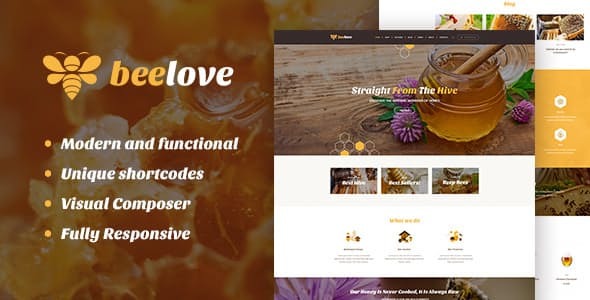 Beelove | Honey Production and Sweets Online Store WordPress Theme