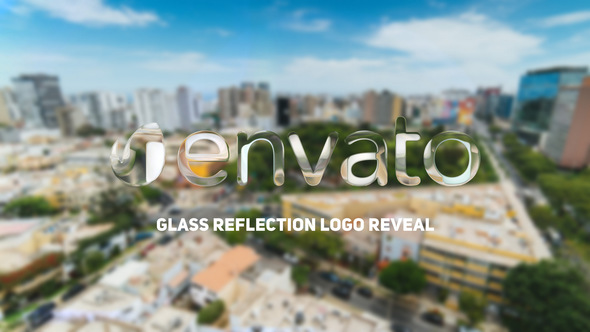 Glass Reflection Logo Reveal