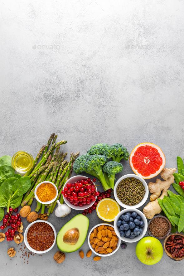 Healthy food background Stock Photo by sea_wave | PhotoDune