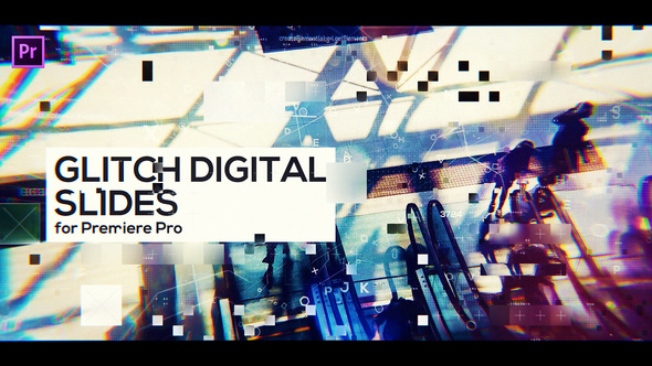 Glitch Digital Slides for Premiere Pro