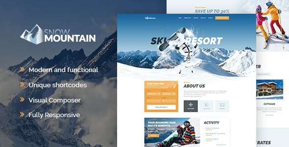 Snow Mountain - ThemeForest 20631645