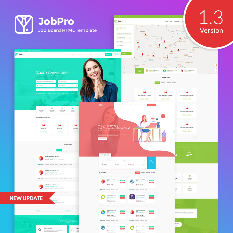 Job Pro - Job Board HTML Template - 2