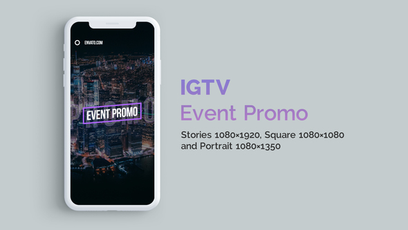 IGTV — Stylish Event Promo | Vertical and Square
