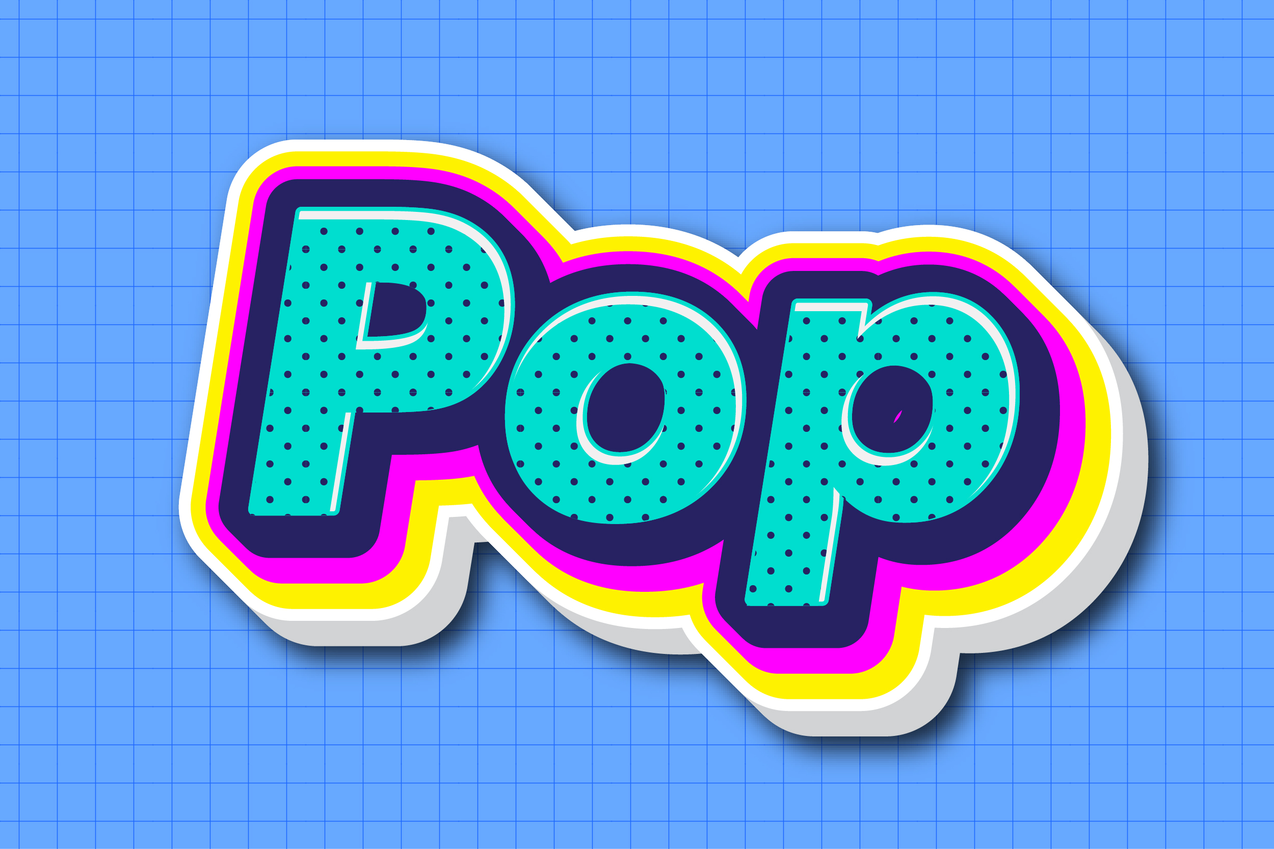 Pop  Art  Text  Effect for Illustrator by memetxsaputra 