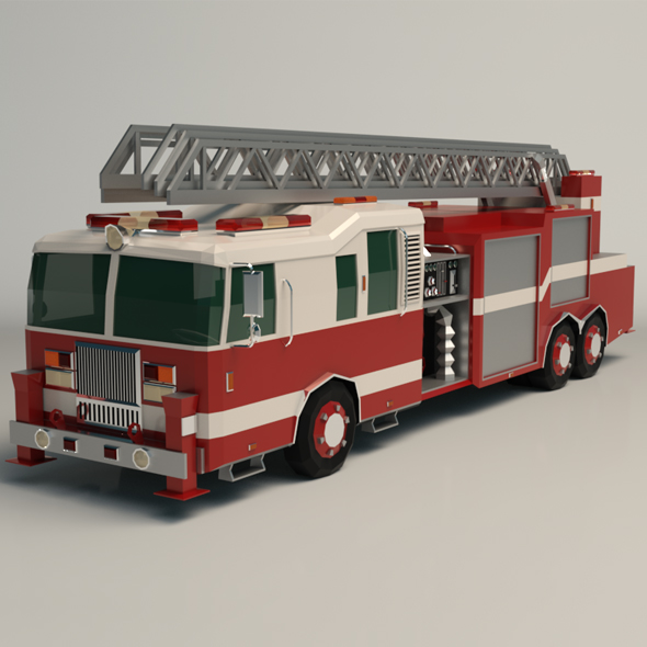 Low Poly Fire - 3Docean 23442028