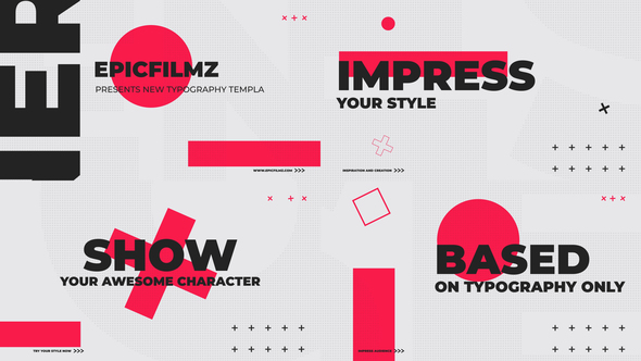 Dynamic Typography Opener - VideoHive 23445336