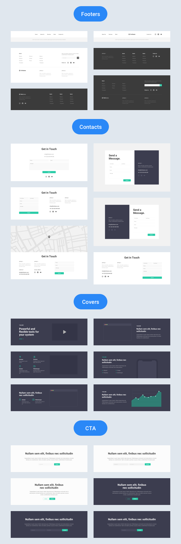 Download Wirefire - Wireframe Kit Web Design - 300++ Sketch - XD ...