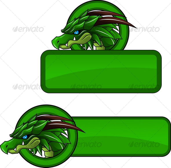 Dragon Banner 2 - Decorative Vectors