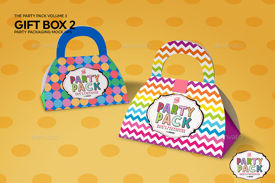 The Party Pack Packaging Mock Ups 3, Graphics GraphicRiver