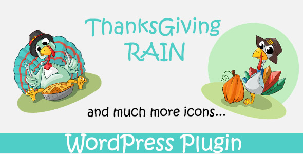 ThanksGiving Rain – WordPress Plugin