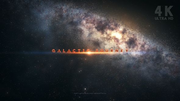 Galactic Journey Title - VideoHive 15677991